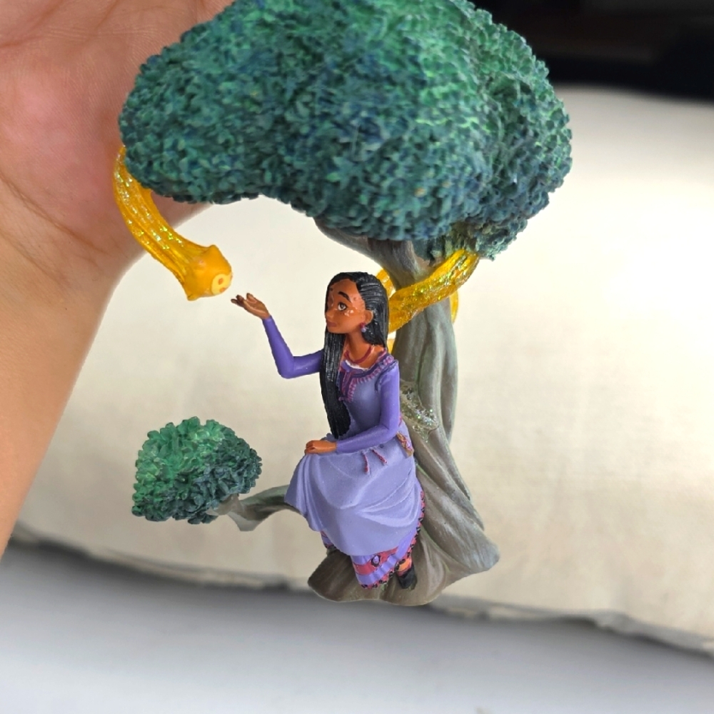 Disney Wish Ornament with Purple and Blue Accents